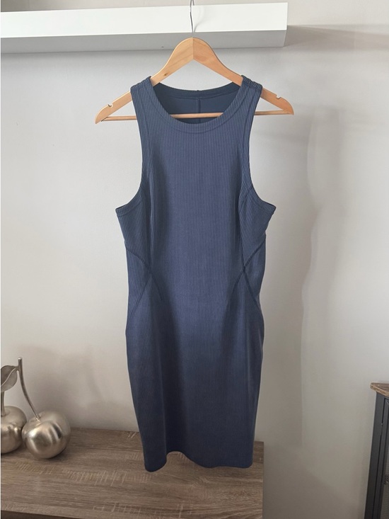 lululemon athletica Dresses & Skirts - NEW Lululemon Ribbed Softstreme Slim-Fit Tank Dress, 10